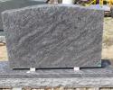 Bahama Blue serp top that is polished on all sides with a 2" polished margin on the base.  Looks stunning in the cemetery.